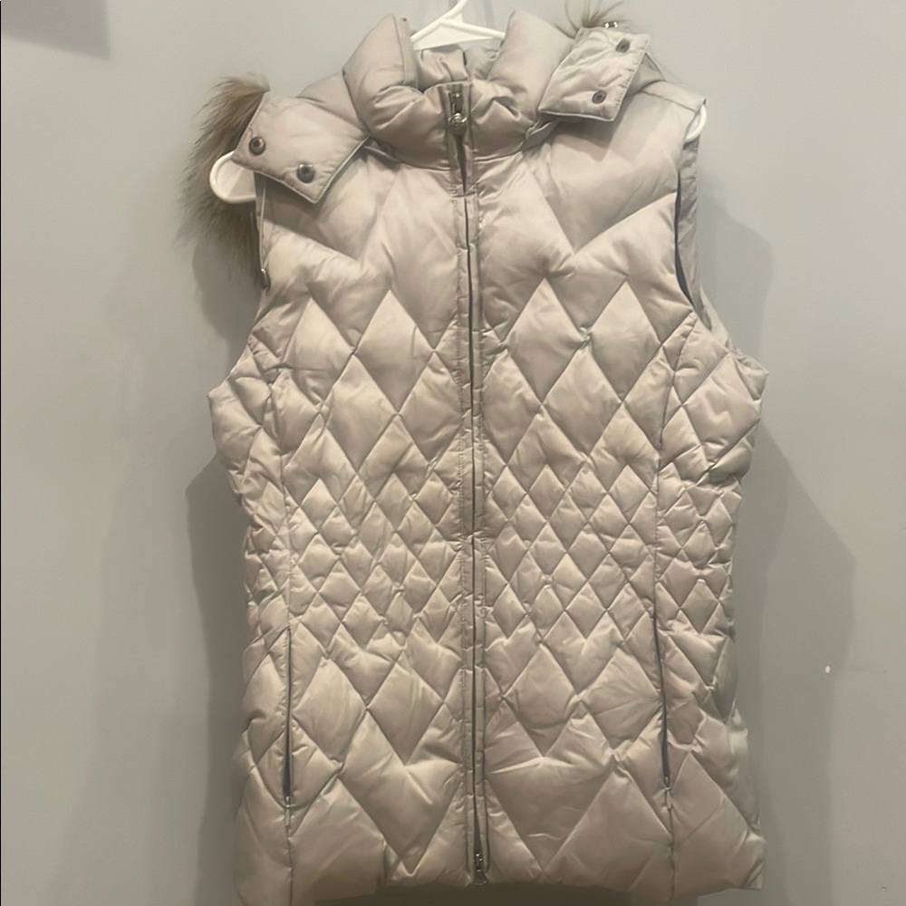 Roper western brand light grey  Quilted Puffer Vest